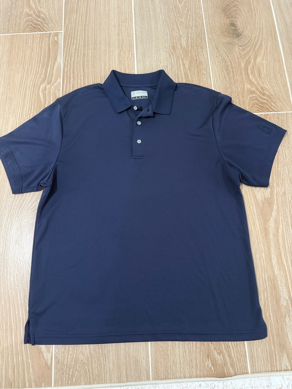 PGA Navy Short-Sleeve Golf Men’s Large Polo